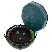 CM Dice Tray fits Up to 115 RPG Dice for Tabletop Board Games - DnD Dice Storage, Green