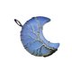 thumbnail image 2 of Colgante envuelto en luna de piedra de aventurina verde amatista Collar de cordón de cuero de ópalo de cristal rosa blanco Wmkox8yii  fajkfhkj163, 2 of 2