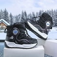 thumbnail image 5 of breaise Boys Snow Boots Winter Fur Lined Waterproof Slip Resistant Boots Cold Weather Hiking Boots Shoes, 5 of 7