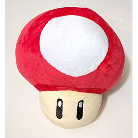 Toykingtoys Super Mario Brothers Red Mushroom 8 Inch Plush