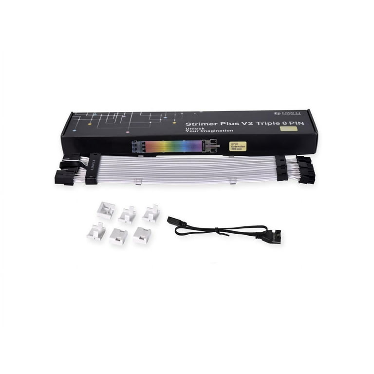 LIAN LI Strimer Plus V2 Triple 8 Pin RGB VGA Power Cable for