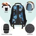 thumbnail image 4 of HUIACONG Dolphin Print School Backpack for Girls Boys Age 6-18 Large Capacity Lightweight Water-Resistant Bookbag for Elementary Middle High School Back to School Gift Daily Use, 4 of 7