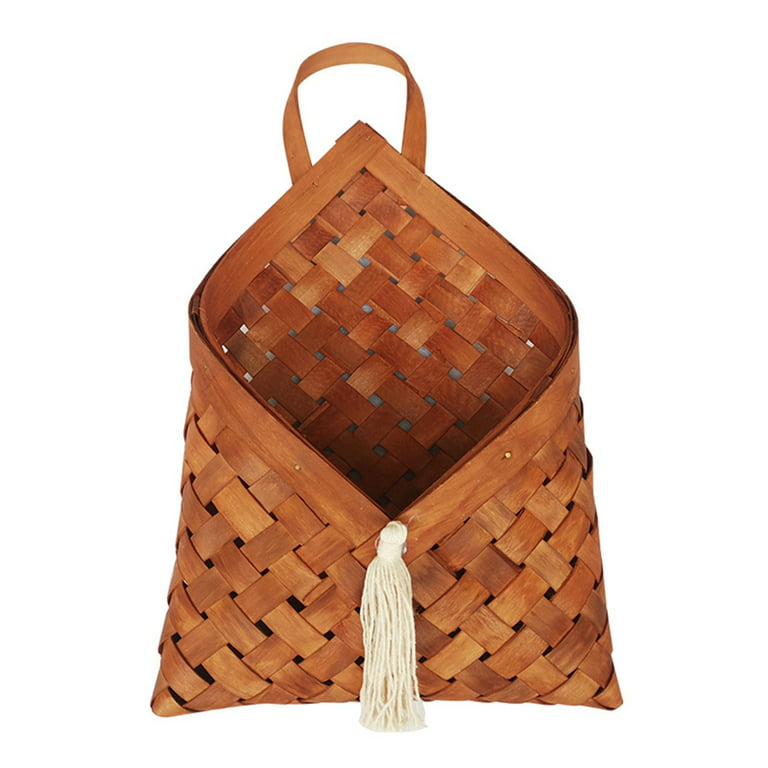 House-shaped Rattan Wicker Basket Kids Bag or Room Decor 