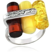 Amber Nights Sterling Silver Cilinder Sh