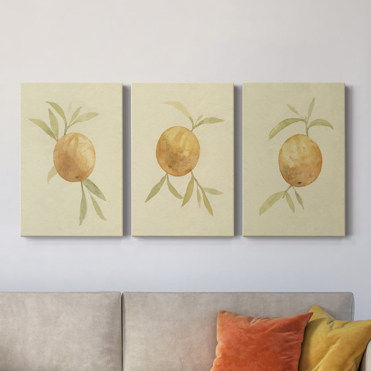 Dappled Oranges I Premium Gallery Wrapped Canvas - Ready to Hang - 12 x 18 Each