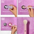 thumbnail image 3 of Salon Perfect Makeup Brush Cleaner Starter Kit, Includes Makeup Melt No Rinse Solution, Tin and Towel for Easy Cleaning, 3 of 5