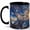 Black, variant on Broken Sky Mirror 11oz Ceramic Mug, Surreal Cloud Coffee Cup
