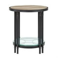 thumbnail image 2 of ACME Brantley End Table, Oak & Sandy Black Finish, 2 of 5
