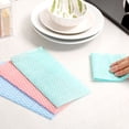 thumbnail image 2 of BIMZUC 80pcs Disposable Non-Woven Dish Cloth Non-Stick Oil Cleaning Towel, Green, 2 of 7