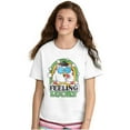 thumbnail image 4 of St Paddys Feeling Lucky Tootsie Owl Crewneck T Shirts Boy Girl Teen Brisco Brands L, 4 of 5