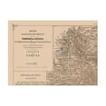 thumbnail image 4 of Historic Map - Teruel Province Spain - Valverde 1880 - Vintage Wall Art, 4 of 4
