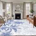 thumbnail image 2 of 6x9 Area Rugs for Living Room, Palm Trees Non Slip Area Rugs for Kitchen Bedroom Entryway, Blue Tropical Plants Summer Forest Scenery Washable Carpet Runner Rug Floor Mats for Bedroom Home Decor, 2 of 9