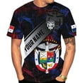 thumbnail image 4 of Custom Panama Shirts for Men 3D Panama Coat of Arms Shirts Panamanian Flag Pride Shirts Panama Hombres Camisa Men Women (T-shirt, XL), 4 of 10
