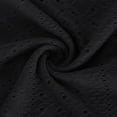 thumbnail image 6 of Moxiu Baby Doll Tops for Women 2025,Womens Summer Tops Crewneck Eyelet Ruffle Sleeve Blouses Elegant Dressy Casual Babydoll Shirts Black,XL, 6 of 7