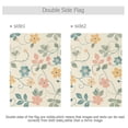 thumbnail image 3 of Flowers with Leaves Full Garden Flag Double Sided Outdoor Banners for Courtyard Outdoor Lawn Farmhouse Holiday Decorations, 3 of 5