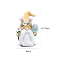 thumbnail image 2 of EIMELI Easter Bunny Table Decoration Exquisite Design Lovely Vivid Decor For Bookshelf Bedroom Decor, 2 of 2