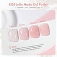 thumbnail image 2 of Esmalte de uñas en gel GAOY Sheer Pink Nude, 16 ml, UV Light Cure, 2 of 6