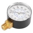 thumbnail image 2 of Manomètre de Pression 0-100psi 0-7bar pour Eau Air Huile Instrument de Base Entrée NPT 1/4, 2 of 7