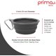 thumbnail image 3 of Cuenco plegable de silicona para viajes acuáticos Prima Pet Grey, 350 ml, 3 of 28