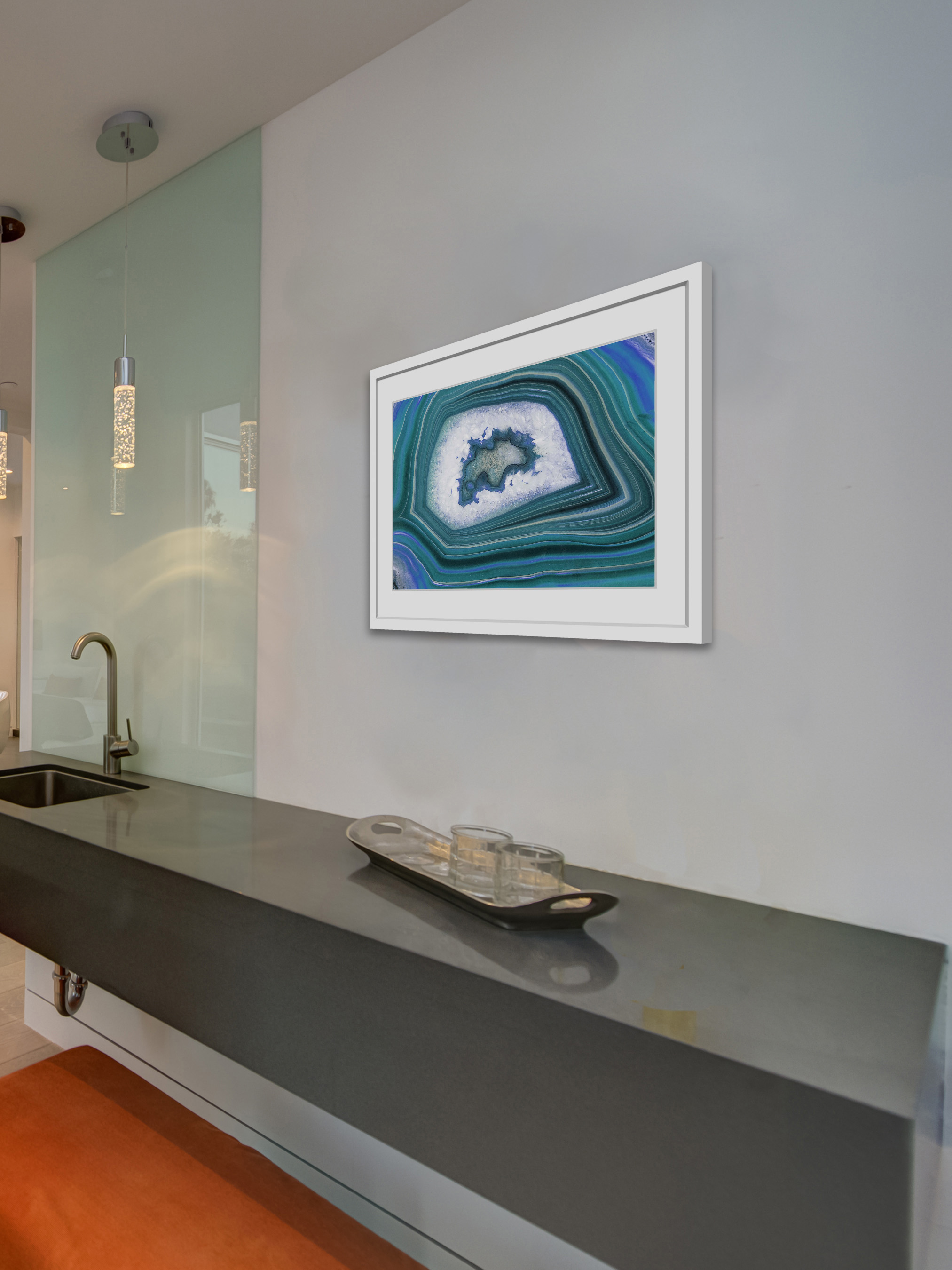 "Waves" Framed Painting Print