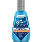 (2 pack) (2 pack) Crest Pro-Health Advanced Mouthwash with Extra Tartar Protection, Refreshing Mint, 1 L