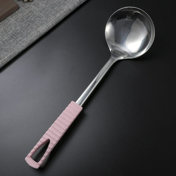 Masteelf  Stainless Steel Kitchenware Cooking Soup Ladles Spoon Silver