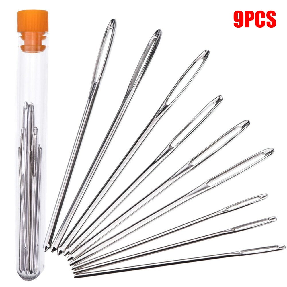Hemoton 50pcs Curved Needles C Type Weaving Needle Hand Sewing Needles Leather Needle (2.0 Inches + 2.5 inches), Size: As Description