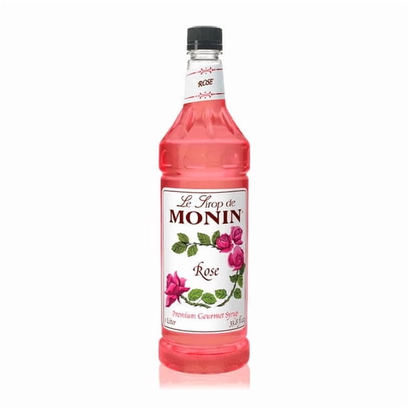 Monin Rose Syrup PET cs 4/1 ltr