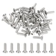 thumbnail image 1 of Uxcell Flat Head Socket Cap Screws Stainless Steel Flat Countersunk Bolts Hex Socket Drive Machine Screws Full Thread #10-24 x 3/4 Inch 50, 1 of 7