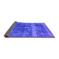 thumbnail image 2 of Ahgly Company Indoor Square Oriental Purple Industrial Area Rugs, 6' Square, 2 of 4