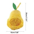 thumbnail image 5 of BYNNIX Yellow Pear Hat Halloween Mischievous Dogs Costume Hat Cute Festival Pet Hat Animal Hat Headwear Cosplay Accessories, 5 of 10
