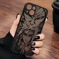 thumbnail image 3 of Funda de teléfono de Anime para Cool-N-Narutos iPhone 16 15 14 13 12 11 Mini Pro Max X XR XSMax 7 8 Plus, funda trasera transparente mate, 3 of 5