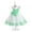Green#1, variant on SERTG Girls Dress Floral Sheer Sweep Train Halloween Sleeveless Round Neck Role Play Outfit for Big Kids 4-10 Years(Green,5 Years)