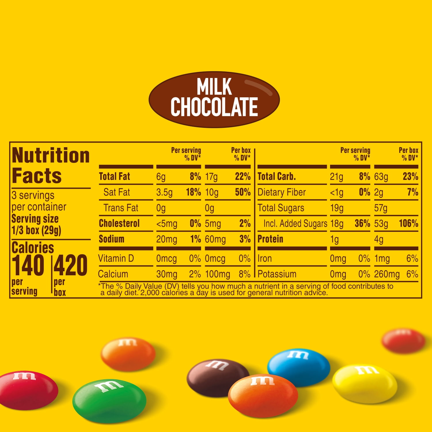 (2 pack) M&M'S Milk Chocolate Candy Movie Theater Box, 3.1 oz
