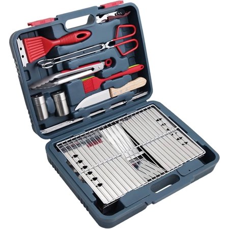Grill Accessories Portable Camping Kitchen Utensil Set BBQ Tools Set