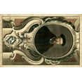 thumbnail image 2 of Houbraken, J. 14x11 Black Ornate Wood Framed with Double Matting Museum Art Print Titled - Houbraken Portrait VI, 2 of 4