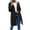 Black, variant on Women's Windproof Raincoat, Mid-Length Hooded Windbreaker, Waterproof Hiking Jacket, Casual Trench Coat, Outdoor Rain Jacket, Everyday Raincoat White L