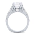 thumbnail image 4 of 1.20 Carat Excellent Round Cut Natural Diamond Beautiful Solitaire with Accents Bridal Ring for Bride Solid 14K White Gold Size 5, 4 of 6