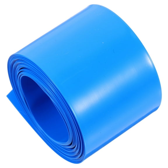 MLINS Blue Heat Shrink Sleeve 30mm Width Battery Heat Shrink Wrap PVC Shrink Sleeve for Battery Cable Insulation Length