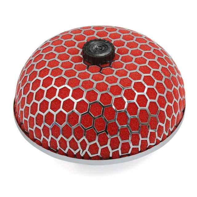 REGALWOVEN Filtre en Forme de Champignon en Microfoam pour Entrée d'Air Froid 3 Pouces Dia Rouge