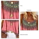 thumbnail image 4 of Camiseta sin mangas con cuello redondo y tirantes finos para mujer, camiseta sin mangas con estampado informal holgada de verano para trabajo de oficina, rosa, 2XL, 4 of 5