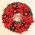 thumbnail image 1 of Guirnalda de Navidad Guirnalda artificial de 11.8 pulgadas Guirnaldas Adorno de bola de Navidad para festival Interior al aire libre Rojo Colco Corona de invierno, 1 of 7