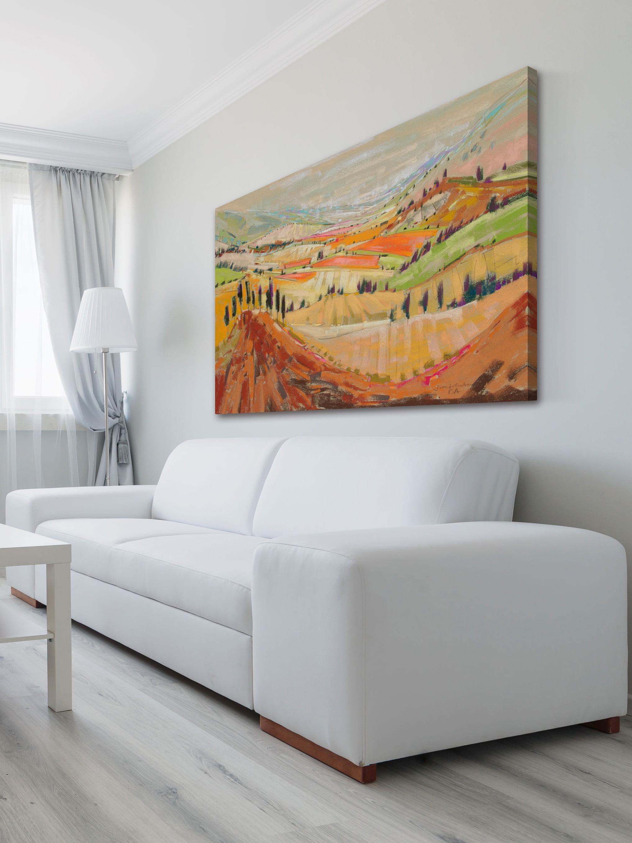 "Tuscany XI" Painting Print on Wrapped Canvas
