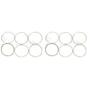 12 Pcs Oud Strings 0102 Silver Plated Copper Alloy Set Supply Musical Instrument Accessories Component Clear Nylon Plain