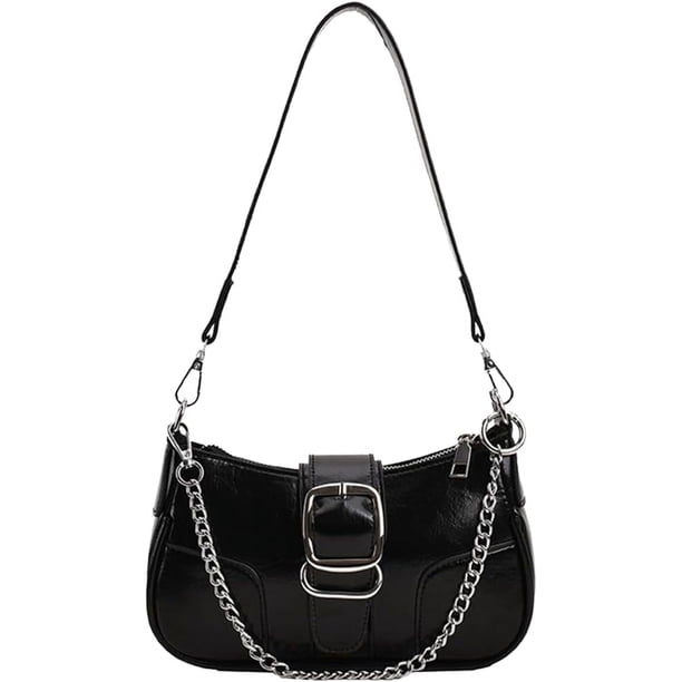 LHSHID Y2K Purse for Women Small Shoulder Bag Purse Y2K Hobo Handbag 90s Trendy Clutch Purse