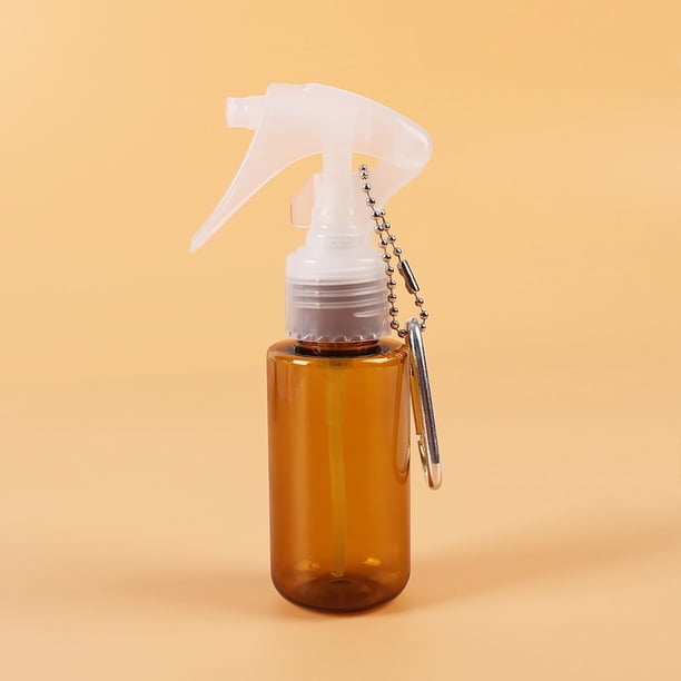 Gancho De Bomba De Plástico Vacío Portátil Colorido Mosquetón Botella De Pulverización Gatillo 60Ml Llavero Loción Alcohol Spray huangjie unisex