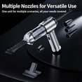 thumbnail image 5 of Handheld Vacuum Cleaner, 20000Pa Brushless Motor, 3-Speed Wind Power, 4-in-1 Portable Mini Vac, Dual Suction, LED Light, Smart Display, One-Click Dust Empty, Type-C Charge for Car, Office & Home, 5 of 7