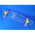 thumbnail image 4 of GHOST BOARDS Clear Acrylic 40" Longboards Skateboard with Light up LED Wheels. Non-Slippery, Super Durable. Great for Beginners to Experts. Complete Skateboard Easy to Ride, 9" Wide., 4 of 4