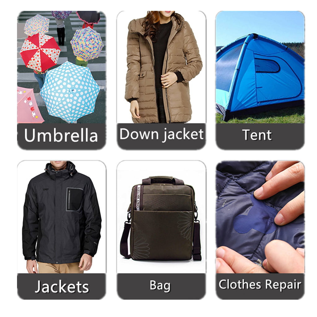 MagiDeal Nylon Self-Adhesive Repair Patch Down Jackets Tent Umbrella Sleeping Bag 