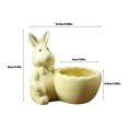 thumbnail image 3 of Giyblacko Flower Pots Easter Rabbit Mini Ceramic Succulent Plant Pots Thumb Flower Pots For Small Plants And Decorative Objects, 3 of 4